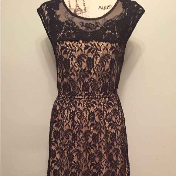 Pinky | Dresses | Black Lace Dress By Pinky | Poshmark